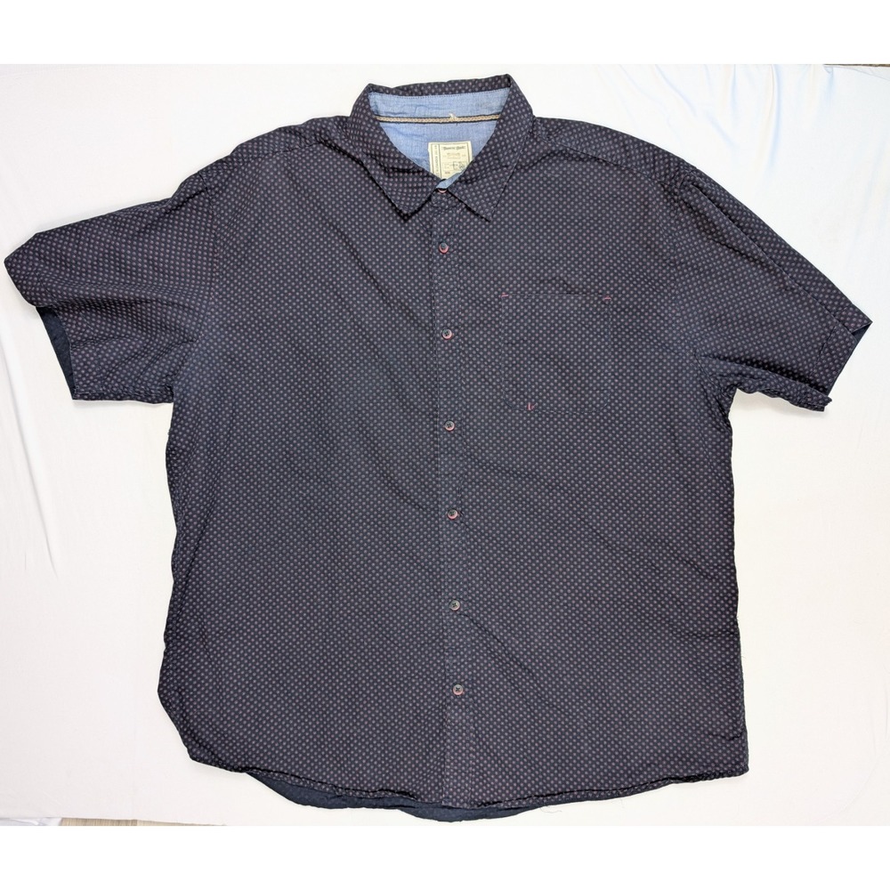 Alexander Julian Colours Flower Patterned Navy Blue Button Up  Men's‎ Size 3XL